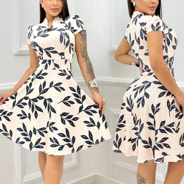 Vestido Feminino Estampado Rodado Soltinho