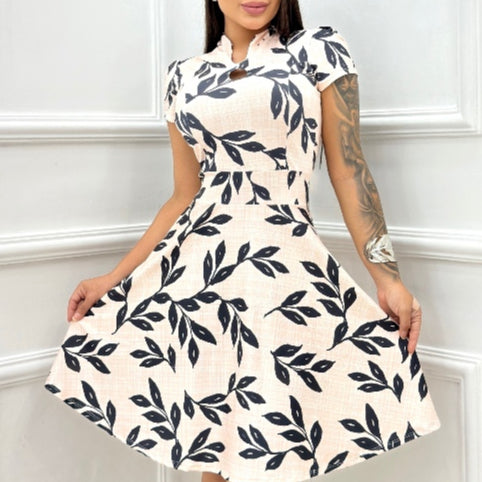 Vestido Feminino Estampado Rodado Soltinho