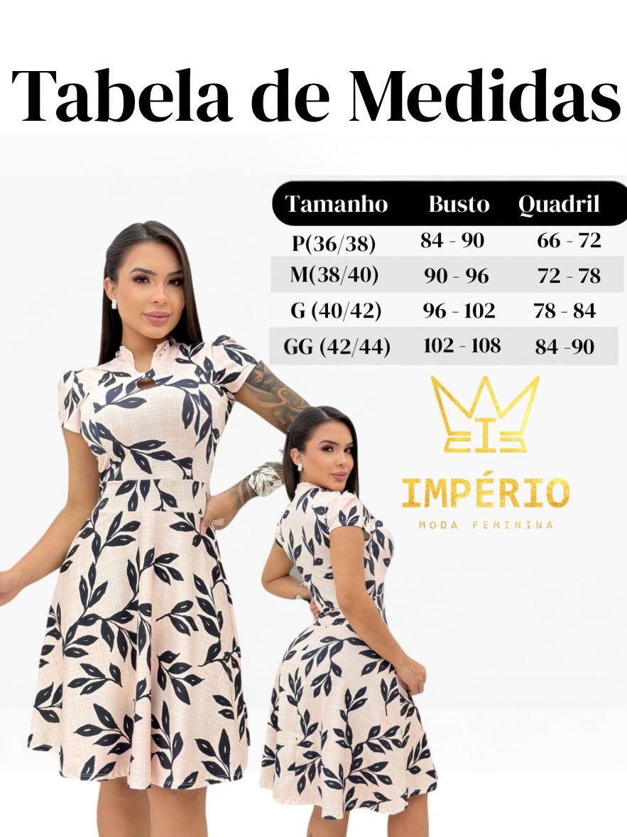 Vestido Feminino Estampado Rodado Soltinho