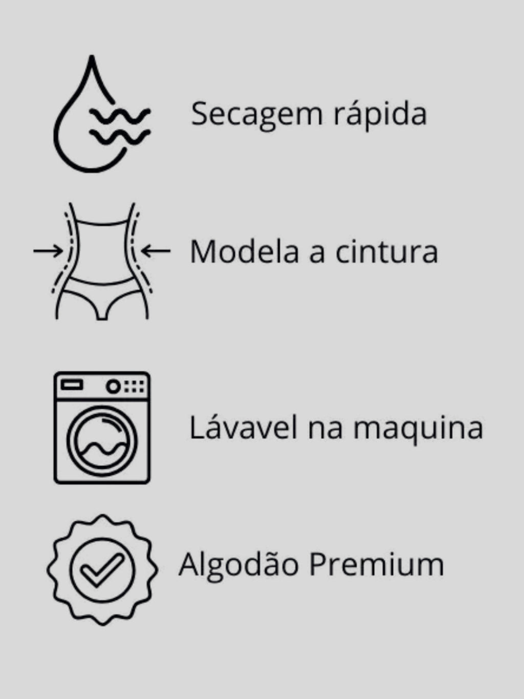 Vestido Feminino Muscle Tee 100% Algodão Premium Manga Curta Super Confortável