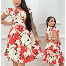 Vestido Feminino Estampado Rodado Soltinho